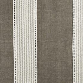 GRANADA - linen/cotton applied stripe